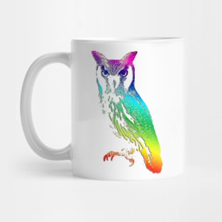 Owl Rainbow Mug